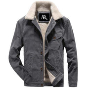 Angelo Ricci™ Turn Down Collar Warm Fleece Jacket