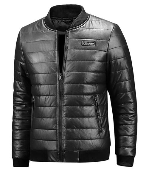 Angelo Ricci™ Designer Winter Warm Leather Jacket