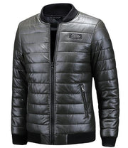 Angelo Ricci™ Designer Winter Warm Leather Jacket