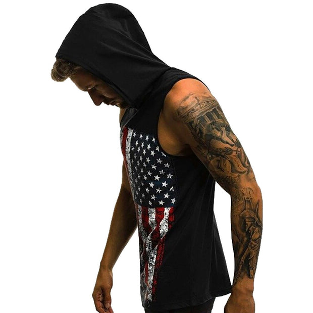 Angelo Ricci™ Americana Hooded Tank Top