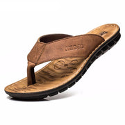 Angelo Ricci™ Cow Leather Fashion Flip Flops