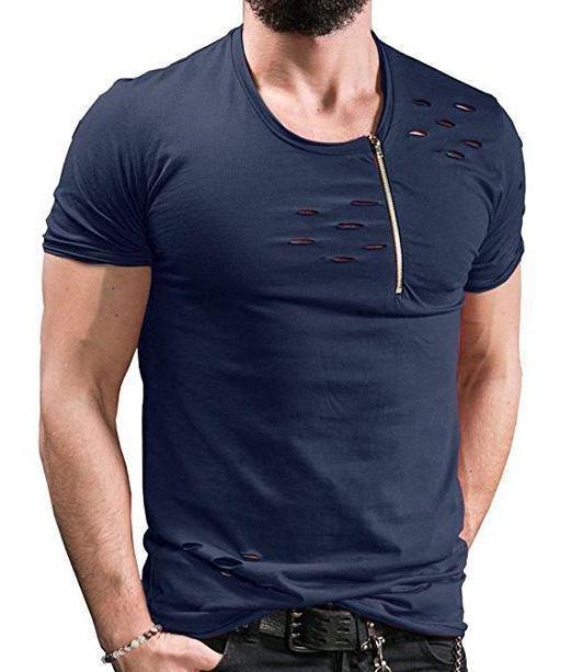 Angelo Ricci™ Summer Ripped Hole T-shirts