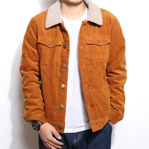 Angelo Ricci™ Corduroy Fleece Lined Jacket