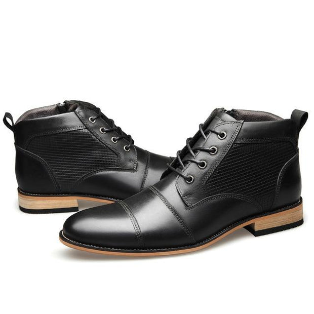 Angelo Ricci™ Brand Ankle Boots With Laces