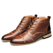 Angelo Ricci™ Brand Ankle Boots With Laces