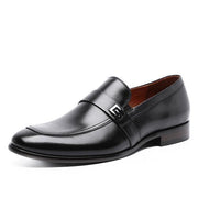Angelo Ricci™ Formal Elegant Genuine Leather Shoes With Decorative