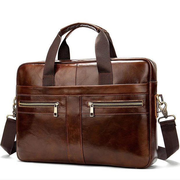 Angelo Ricci™ Genuine Leather Briefcase