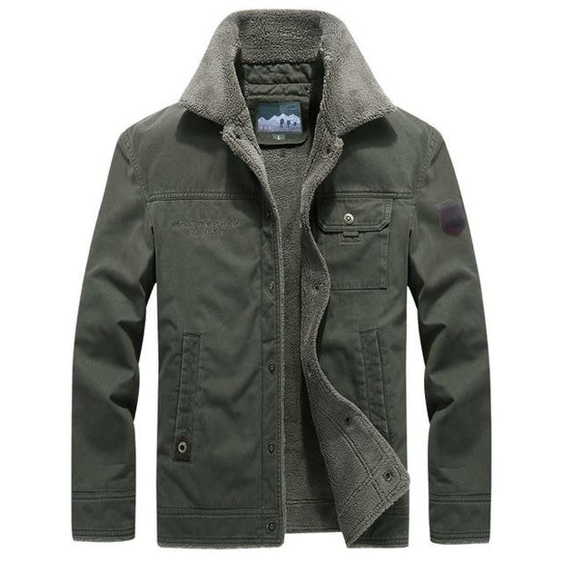 Angelo Ricci™ Wool Liner Warm Military Coat