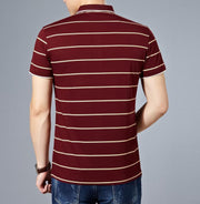 Angelo Ricci™ Cotton Fashion Striped Polo