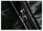 Angelo Ricci™ Designer Winter Warm Leather Jacket