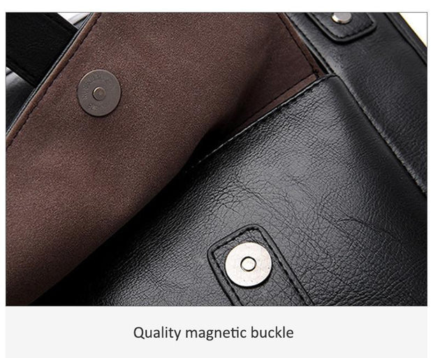 Angelo Ricci™ Vintage Shoulder Briefcase