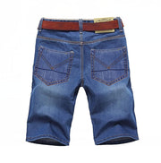 Angelo Ricci™ Men's Solid Denim Shorts