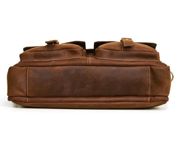 Angelo Ricci™ Vintage Style Leather Briefcases