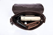 Angelo Ricci™ Genuine Leather Vintage Crossbody Bag