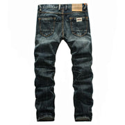 Angelo Ricci™ Minimalist Style Washing Jeans