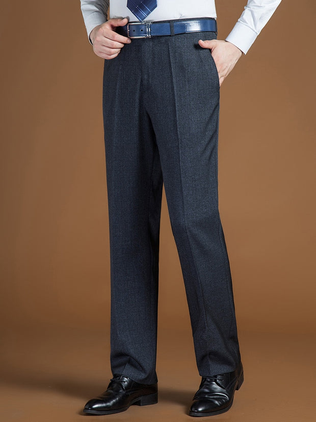 Angelo Ricci™ Classic Regular Fit Office Formal Long Trousers