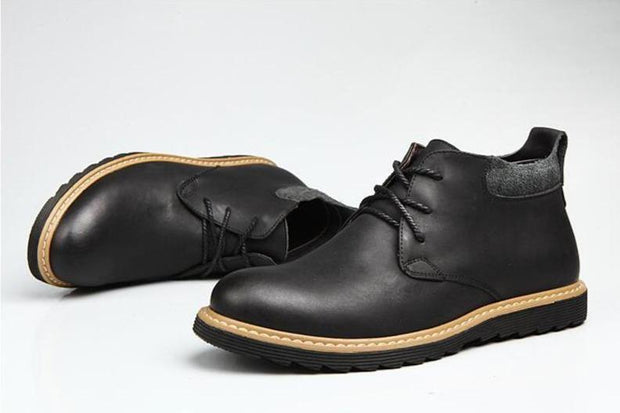 Angelo Ricci™ Classic Vintage Desert Genuine Leather Boots