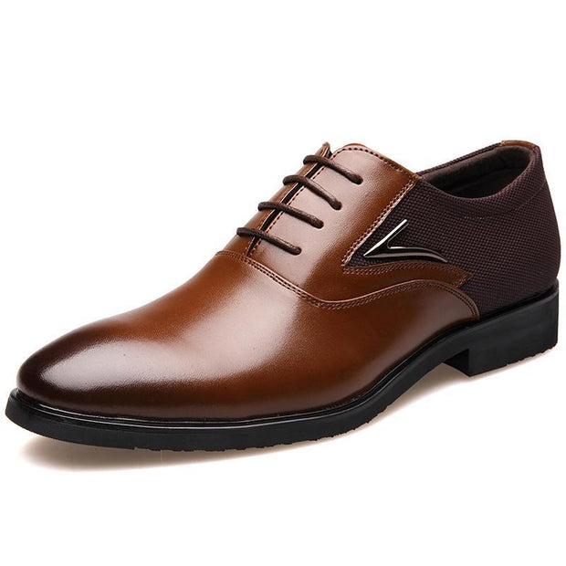 Angelo Ricci™ Business Flat Super Fiber Leather Shoes