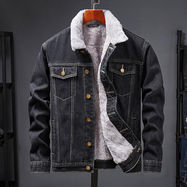 Angelo Ricci™ Thick Thermal Denim Jacket