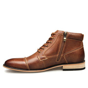 Angelo Ricci™ Classic Cow Side Zipper Leather Boots