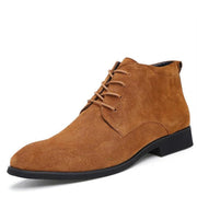 Angelo Ricci™ Leather Retro Desert Style Boots