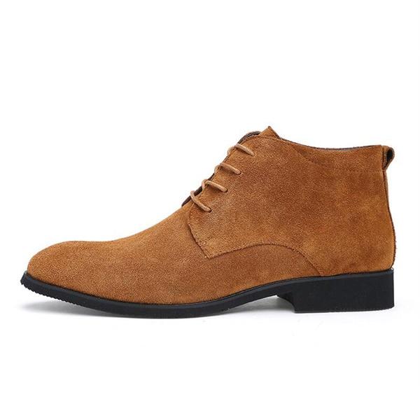 Angelo Ricci™ Leather Retro Desert Style Boots