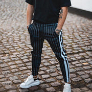 Angelo Ricci™ Style Striped Pencil Joggers