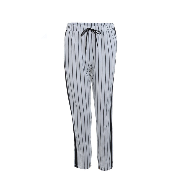 Angelo Ricci™ Style Striped Pencil Joggers
