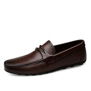 Angelo Ricci™ Craved Leather Moccasins