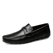 Angelo Ricci™ Craved Leather Moccasins