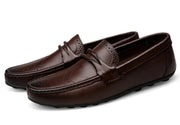 Angelo Ricci™ Craved Leather Moccasins