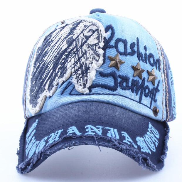 Angelo Ricci™ Embroidery Antique Style Baseball Cap