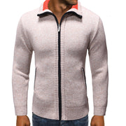 Angelo Ricci™ Style Zippered Plain Sweater