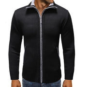 Angelo Ricci™ Style Zippered Plain Sweater