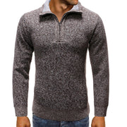 Angelo Ricci™ Knitted Neck Zipper Sweater