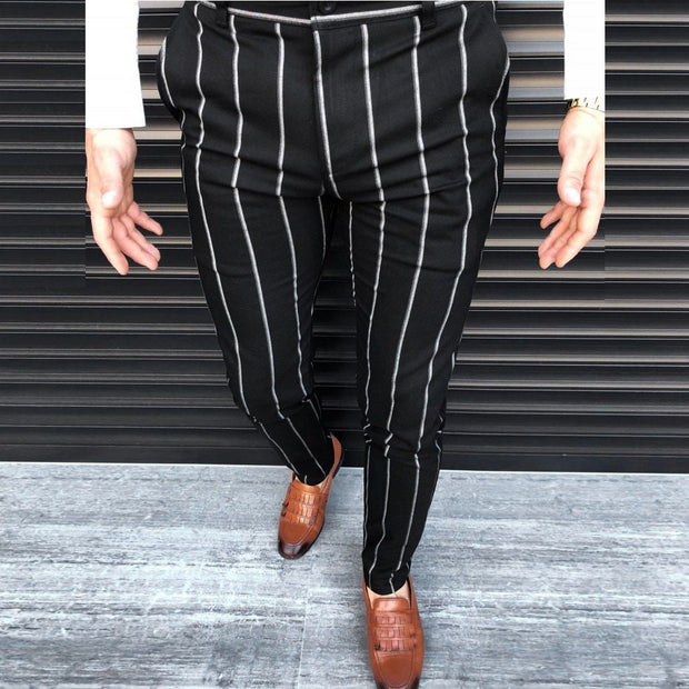 Angelo Ricci™ Sexy High Waist Striped Casual Pants