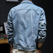 Angelo Ricci™ Street Style Slick Denim Jacket