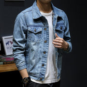 Angelo Ricci™ Street Style Slick Denim Jacket