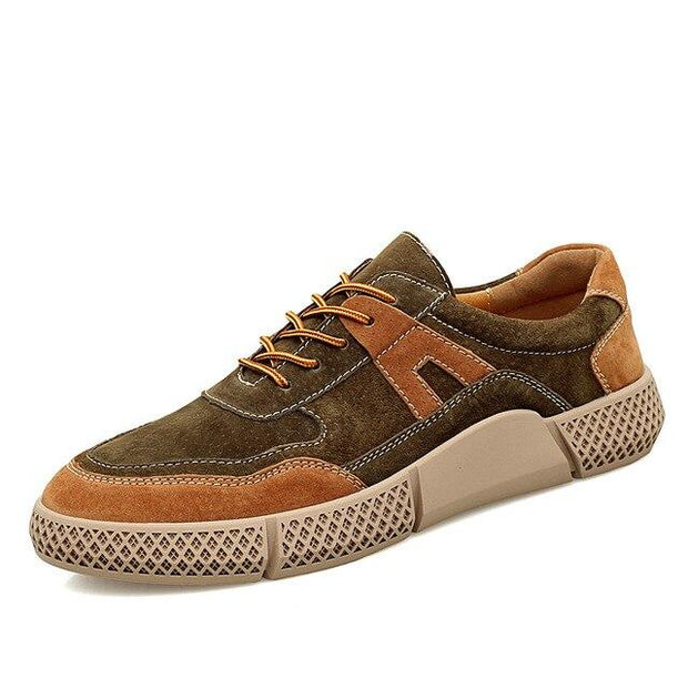 Angelo Ricci™ Leather Breathable Fashion Sneakers