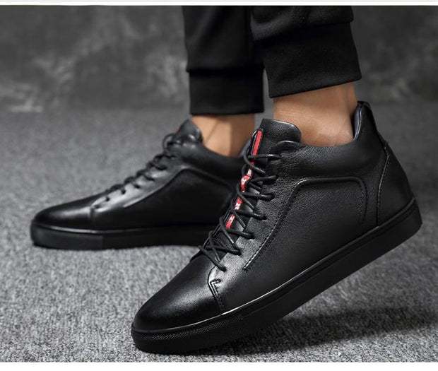 Angelo Ricci™ Ankle Leather Casual Shoes
