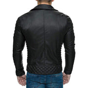 Angelo Ricci™ Classic Motorcycle Leather Jacket