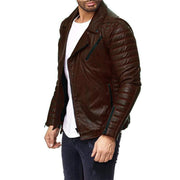 Angelo Ricci™ Classic Motorcycle Leather Jacket