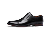 Angelo Ricci™ Retro Bullock Leather Oxford Shoes