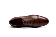 Angelo Ricci™ Retro Bullock Leather Oxford Shoes