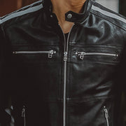 Angelo Ricci™ Genuine Leather Bikers Jacket