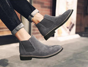 Angelo Ricci™ Chelsea Leather Ankle Boots