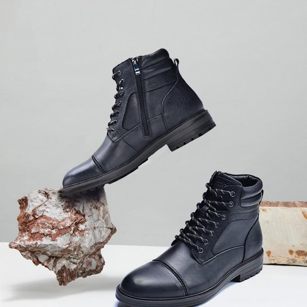 Angelo Ricci™ Casual Martin Style Boots With Zipper