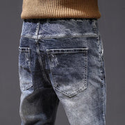 Angelo Ricci™ Elastic Waist Ruched Leisure Jeans