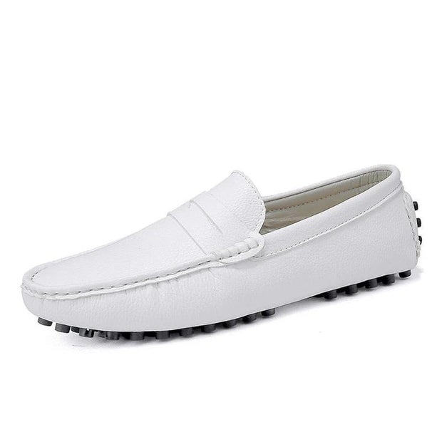 Angelo Ricci™ Genuine Leather Loafers With Spikes