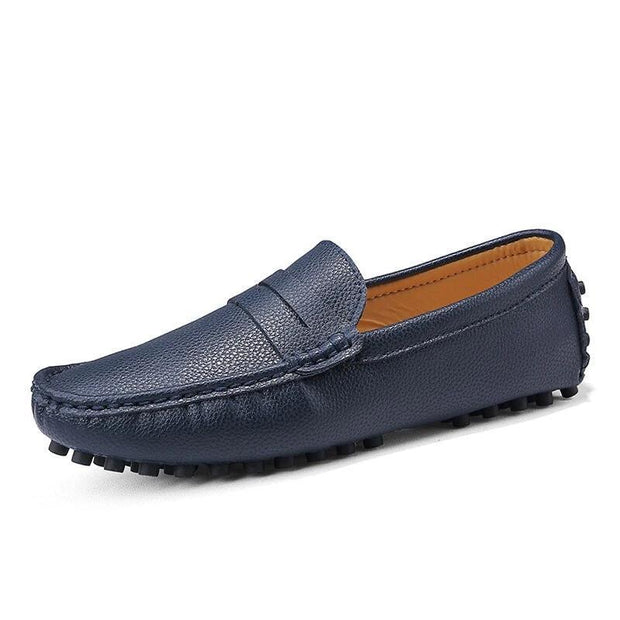 Angelo Ricci™ Genuine Leather Loafers With Spikes